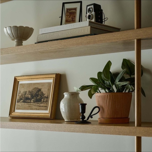 Marie Small Distressed Crackle Ceramic Vase - Magnolia - Picture 8 of 9